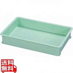 サンコー PPカラー番重A型 グリーン 写真1