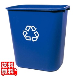 デスクサイド リサイクルコンテナー 2956-73 27L ダークブルー 写真1