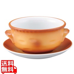 シェーンバルド クリームカップ用ソーサー 9016930 茶 写真1