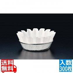 紙すき鍋 奉書 花(300枚入)白 M33-257 写真1