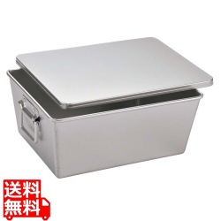 アルマイト 深型 パン箱 20人用(蓋付)260-B 365×285 写真1