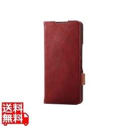 AQUOS wish4 ソフトレザーケース 磁石付 耐衝撃 ステッチ 写真1