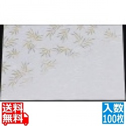 花雅 尺三 懐石まっと(100枚入)HM-3 笹 写真1