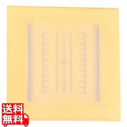 調理用目盛り入りまな板 正方形 M イエロー 300×300 写真1