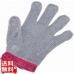 ニロフレックス メッシュ手袋5本指 M M5(赤) 写真1