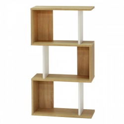 白井産業 ディスプレイラック 幅60 奥行24 高さ108 cm 本 棚  ナチュラルブラウン (COB-1160 NA コビナス) | ラック ディスプレイ 本棚 収納 CDラック おしゃれ 写真1