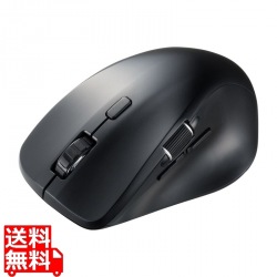 静音Bluetoothマウス(サイドホイール付き･5ボタン･ブラック) 写真1
