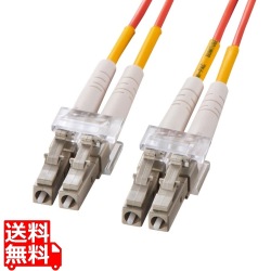 メガネ型光ファイバケーブル(マルチ50μm、LC×2-LC×2、3m) 写真1