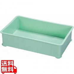 サンコー PP大型カラー番重 A型 グリーン 写真1