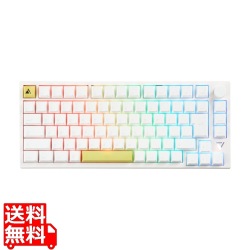 ULTRA PLUS ガスケットマウント搭載ゲーミングメカニカルキーボード 日本語配列 ホワイト UP-MKGA75-J 写真1