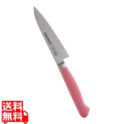 抗菌カラー庖丁 ペティーナイフ 12cm MPK-120 ピンク 写真1