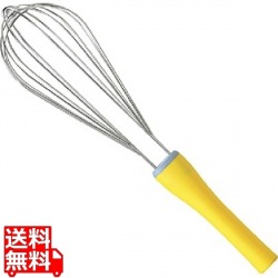 抗菌泡立て II ライン(8本線)AG-35-8 350mm イエロー 写真1