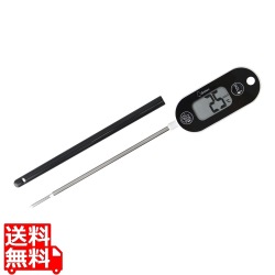 防水中心温度計 O-280 ブラック 写真1