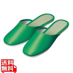 スリッパ(白厚底)S-121 L グリーン(019) 写真1