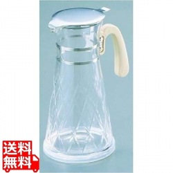 ガラスジョッキ矢来(氷止め付) 大 写真1