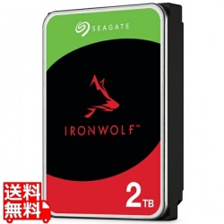 IronWolf 3.5【データ復旧3年付】 2TB HDD(CMR)メーカー3年保証 256MB 5400rpm 24時間稼働 PC、NAS用 RVセンサー付 写真1