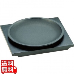 SAアルミステーキ皿 丸型 写真1