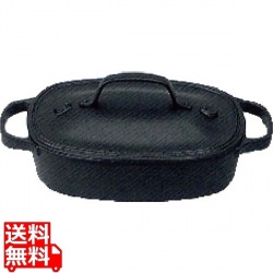 及源鋳造 クックトップ 洋風煮込鍋 角 浅形 2.4l CT-2 ※IH対応(100V/200V) | 南部鉄器 煮込み鍋 角型 浅型 鍋 業務用品 業務キッチン用品 写真1