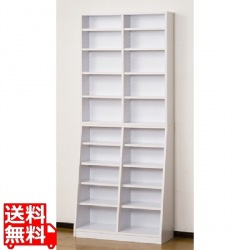 大容量ホームシェルフ W75 ホワイト 写真1