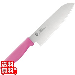 龍治カラーグリップ三徳170RYC-11Pピンク 写真1