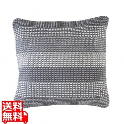 クッション ボーダー グレー 写真1