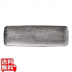 崇雪 長角皿 シルバー 34cm 写真1