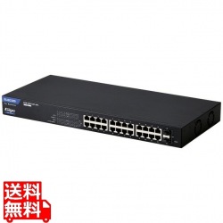 法人向けスイッチングハブ/WEBスマート/Giga/PoE/24ポート/大容量/3年保証 写真1