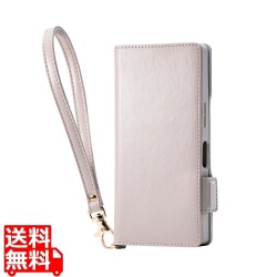 AQUOS R10 ソフトレザーケース 磁石付 耐衝撃 ハンドストラップ付 写真1