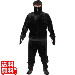 着る毛布 ゲーミング着る毛布 『ダメ着4SG』 HFD-4SG25-XL-BK ブラック XL 写真1