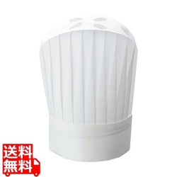 シンプルシェフハット ラウンドトップ YSC-2(10枚入) 写真1