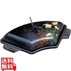 アルミ扇陶板鍋 七彩 写真1