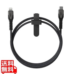USB Type-C to Lightning ケーブル 高耐久 KEVLAR CORE ブラック/グレイ 【 日本正規代理店品 】 写真1