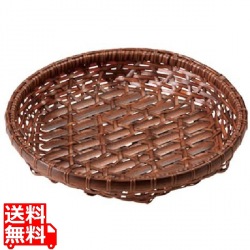 樹脂製オードブル皿 茶 33cm 91-038B 業務用 写真1