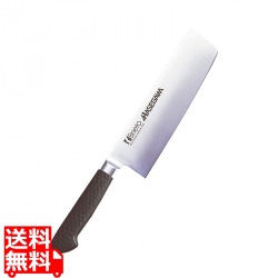 抗菌カラー庖丁 菜切 18cm MNK-180 ブラック 写真1