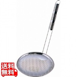 18-8 パンチング そば揚げ タテ型 24cm 業務用 写真1
