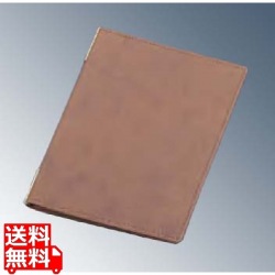 ラバー メニューブック RB-101 大 ブラウン 写真1