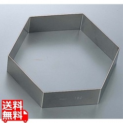 EBM 18-8 アルゴン溶接 六角型ケーキリング 100×H40 写真1