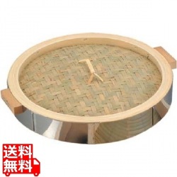 18-0 中華セイロ ステンレス枠 蓋 42cm 写真1