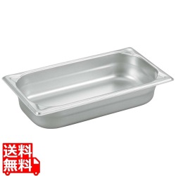 プロシェフ 18-8 GNパン補強重なり防止付 1/3 65mm 写真1