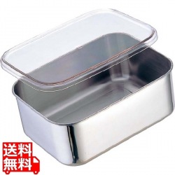 18-8 深型 キッチンバット AS蓋付 大(315×220) 写真1