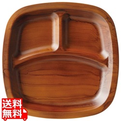 耐熱フィットビュッフェプレート チーク刷毛目 1201724 写真1