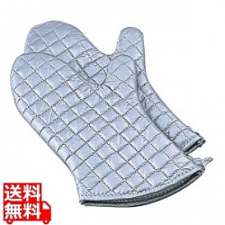 EBM シルバー オーブンミット(2枚1組)338S-10インチ 写真1