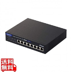 ノン・インテリジェントスイッチングハブPoE8ポートACアダプタモデル 写真1