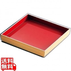 スクエアトレー P30 白木内朱 写真1