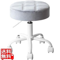昇降スツール 幅48 CH-K103 ライトグレー 宮武製作所 | スツール 椅子 昇降式 回転座面 写真1