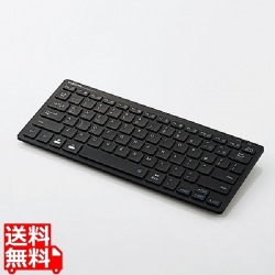 Bluetoothキーボード パンタグラフ 薄型 コンパクト 軽量 マルチOS対応 PS5 ブラック 写真1