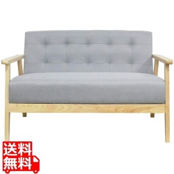 2Pソファ オスロ (グレー) 写真1