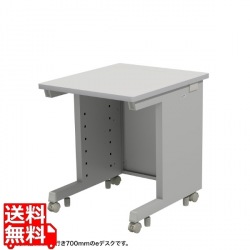 eデスク(グレー)W600×D800×H700 写真1
