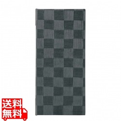 チェック柄メニューブック MB-305 タテ小 グレーブラック 写真1