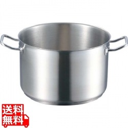 EBM 18-8 プロシェフ IH 半寸胴鍋 24cm 蓋無 ※IH対応(100V/200V) 写真1